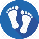 Footprints Footsteps Footmarks Icon