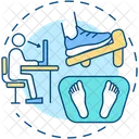 Footrest Comfortable Support Icon