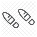Footsteps Shoe Imprint Icon