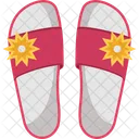 Flat Flipflop Footwear Icon