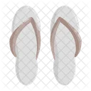 Footwear Slippers Flip Icon