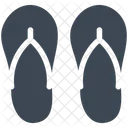 Footwear Beach Slippers Icon
