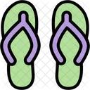 Footwear Slippers Sandals Icon