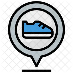 Footwear Location  Icon