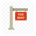 For Rent Real Estate Rent Signboard Icon