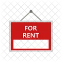 For Rent Real Estate Rent Signboard Icon