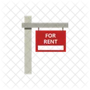 For Rent Real Estate Rent Signboard Icon