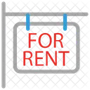 For Rent Signboard Icon