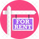 For Rent Rental Signboard Icon