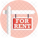 Rent Sign Post Icon