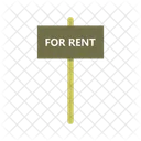 For Rent Real Estate Rent Signboard Icon