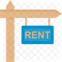 For Rent House For Rent Realty Sign Icon