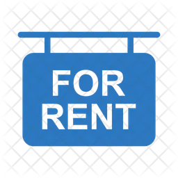 For rent signboard  Icon