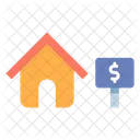 For Sale House House For Sale Sale Signboard Icon