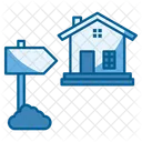 Real Estate House Sale Icon