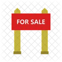 For Sale Signboard Real Estate Board Icon