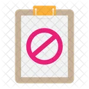 Prohibition Prohibited Stop Icon