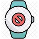 Forbidden Smartwatch Technology Icon