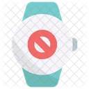 Forbidden Smartwatch Technology Icon