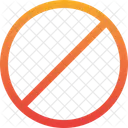 Forbidden Ban Block Icon