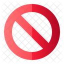 Forbidden Sign Prohibited Icon