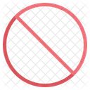 Forbidden Stop Prohibition Icon