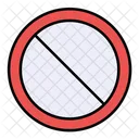Prohibition Prohibited Stop Icon