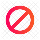 Prohibited Forbidden No Icon