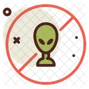 Forbidden Alien Extraterrestrial Comic Character Icon