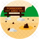 Forbidden Area Notice Icon