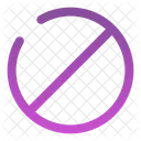 Forbidden Circle Icon
