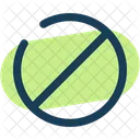 Forbidden Circle Signal Forbidden Icon