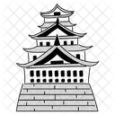 Half Tone The Imperial Palace Illustration Forbidden City Beijing Landmark Icon