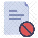 Forbidden File File Page Icon