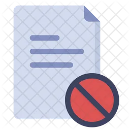 Forbidden File  Icon