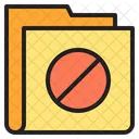 Stop Folder Forbidden Folder Icon