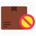 Carton Package Forbidden Parcel Icon