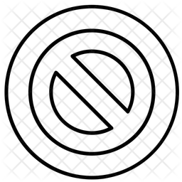 Forbidden sign  Icon