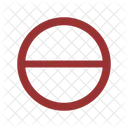 Forbidden Symbol Stop Sign Prohibition Icon