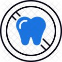 Forbidden Tooth Dental Cavity Icon