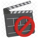 Forbidden Video Banned Sign Icon