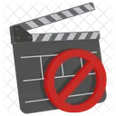 Forbidden Video Banned Sign Icon