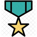 Distintivo De Forca Medalha Soldado Ícone