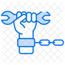 Forced Labor Slavery Human Trafficking Icon