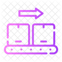 Forderband Maschine Box Symbol