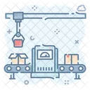 Forderband Logistikforderband Fertigungsband Icon