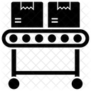 Liefertransformation Lieferservice Produktionslinie Symbol