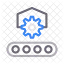 Forderband Maschine Einstellung Symbol