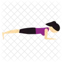 Forearm Plank Yoga Icon