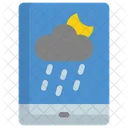 Mobile Weather Rain Icon